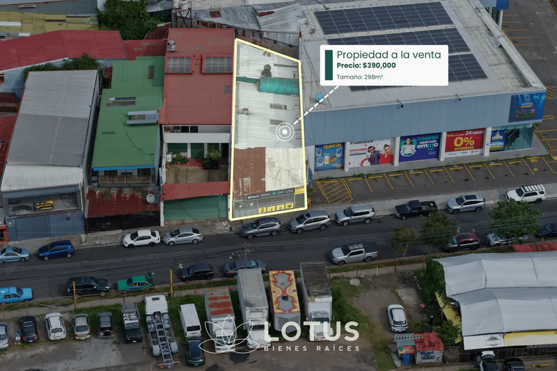 Propiedad con Local Comercial en Venta en Zapote — 298 m², Cód. AJ062